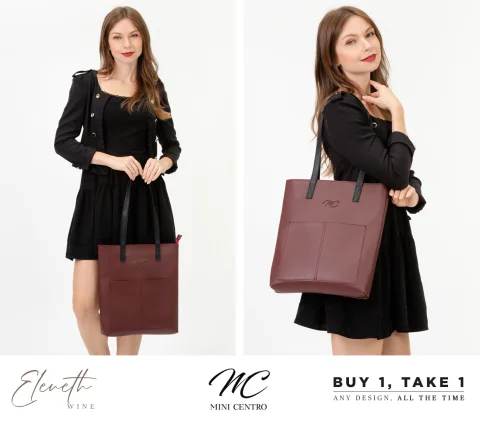 Mini Centro Eleneth Women’s Tote Bag (With Zipper) - BUY 1 TAKE 1