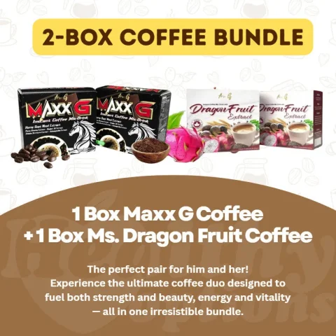 Coffee Bundle: Maxx G & Ms. G Dragon Fruit Instant Coffee