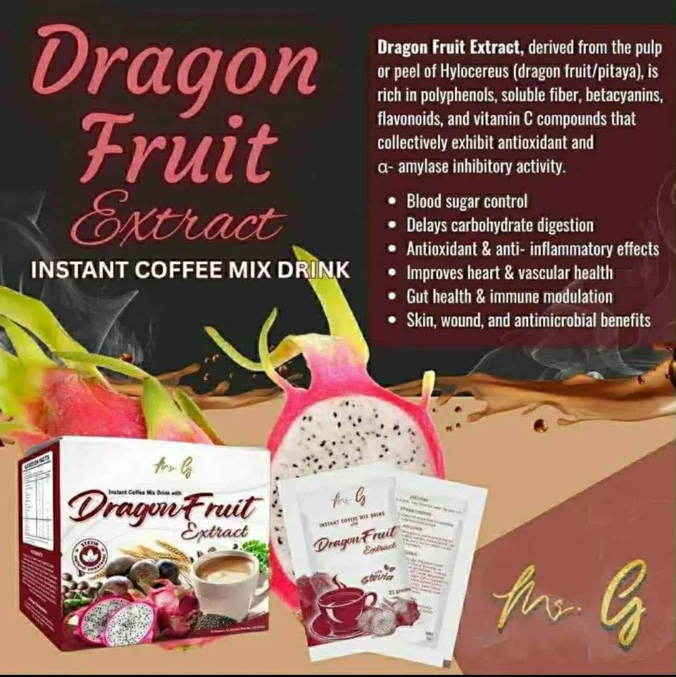 Ms. G Dragon Fruit Instant Coffee