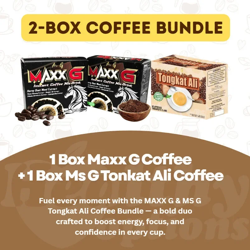 Coffee Bundle: Maxx G & Ms. G Tongkat Ali Coffee