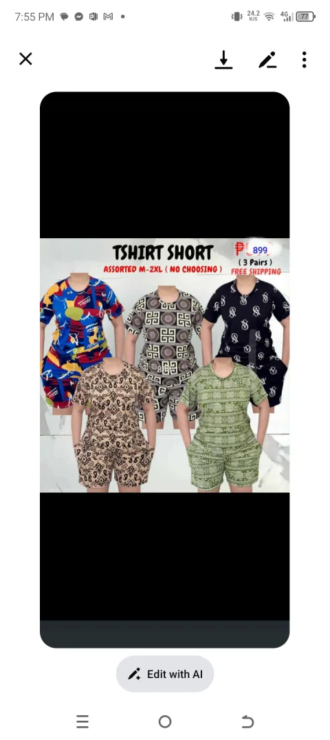 Assorted Terno for women 3 PAIRS 3