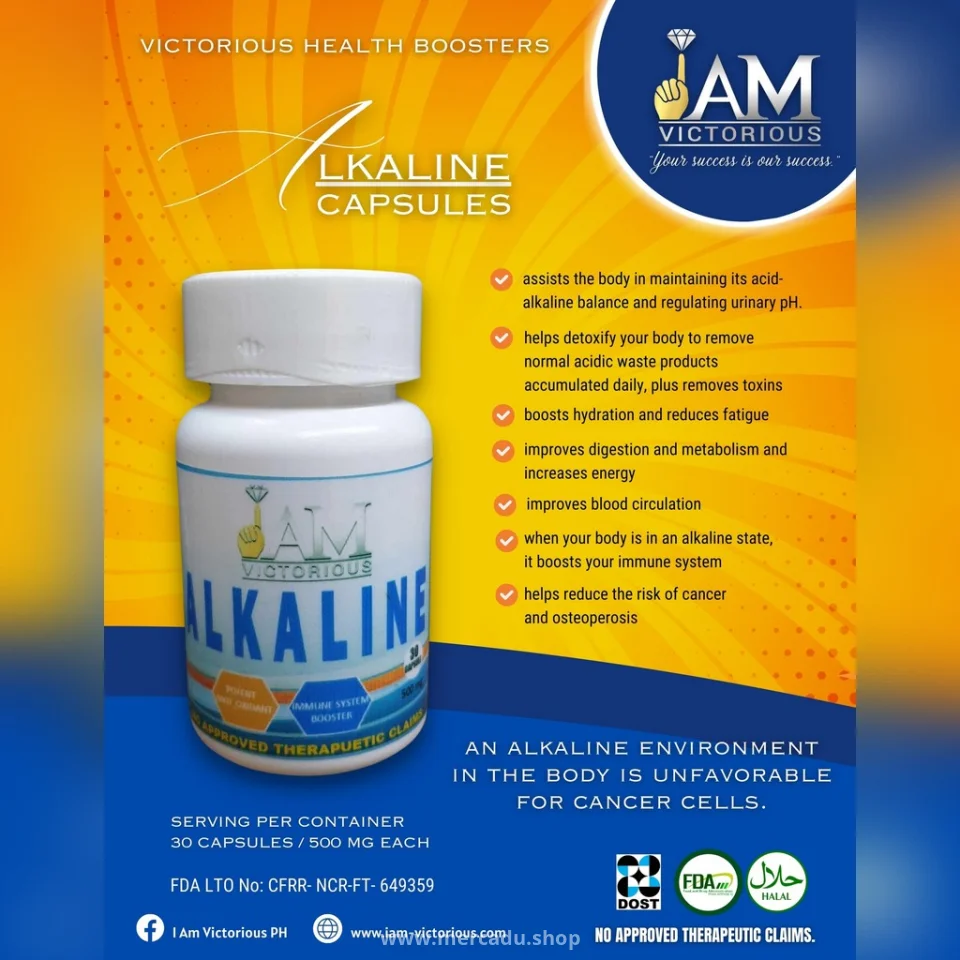 IAM Victorious Alkaline Capsules – Daily Immune & Wellness Support