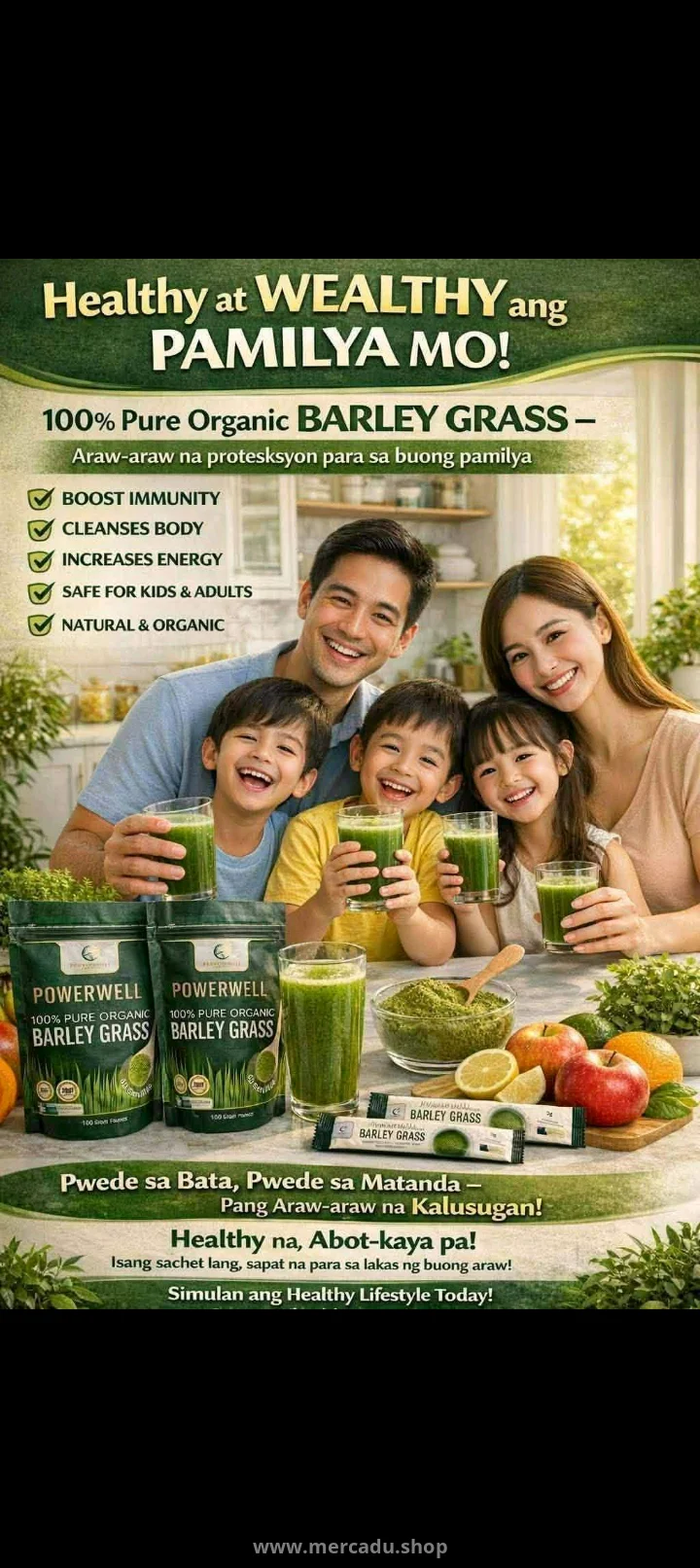 POWER WELL BARLEY GRASS